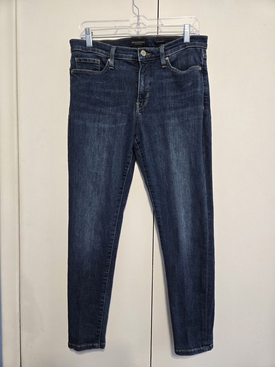 Banana Republic Denim - Banana Republic Mid Rise Skinny Jeans Dark Wash Stretch Size 29
